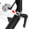 Mewutal Swivel Aluminum Extrusion Profile Hinge with Handle 4040 Series