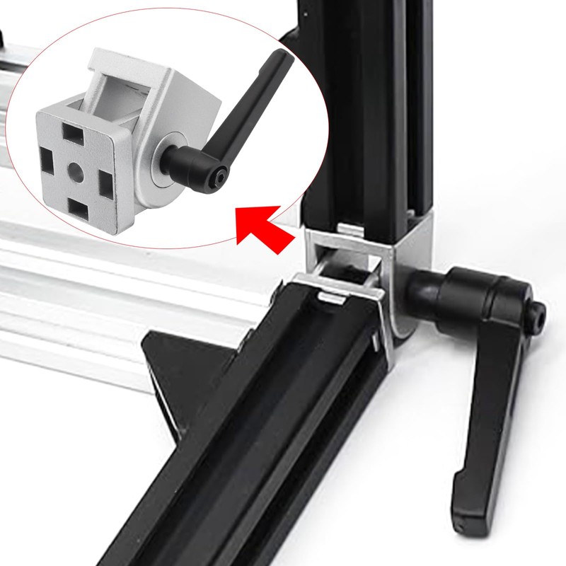 Mewutal Swivel Aluminum Extrusion Profile Hinge with Handle 4040 Series