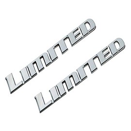 2 Pack 7inch TACOMA LIMITED EMBLEM 2012 2013 2014 GENUINE OEM (Chrome)