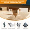 sourcing map 2pcs Point Cutting Roundover Router Bit 1/4" Radius