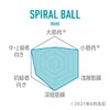 IMPHY Myofascial Release Massage Ball, Spiral Ball, Mini Size, Fuchsia