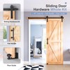 EaseLife 5.3 FT Sliding Barn Door Track and Handle Hardware