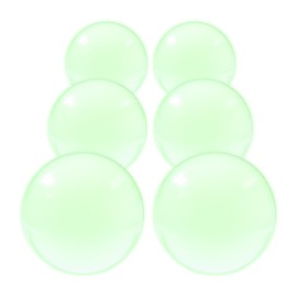 MBGBrybelly Brybelly Foosball Balls - Glow in The Dark Black Light Reactive – for Standard Foosballs Tables & Classic Tabletop Soccer Game Balls - 6 ct