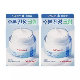 Cell Fusion C 셀퓨전씨 약산성 패리어 수분 크림 80ml 2개 CellFusion C Low pH Barrier Moisture Cream 80ml 2pcs