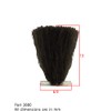 Brush Pile Black Draught Brush Gasket Seal for Upvc 6.9mm