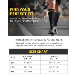 Cambivo 2 Pairs of Calf Bandages, Calf Compression Socks for Men and Women, Calf Sleeves, Leg Warmers, Compression Socks without Foot for Sports, Football, grey, s-m