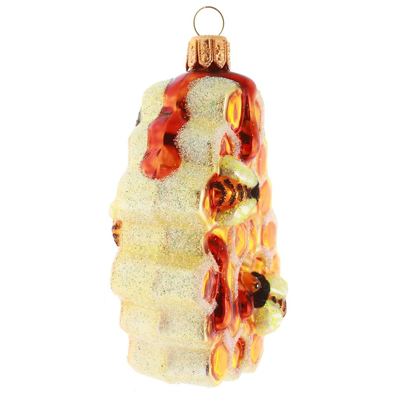 Hamburger Weihnachtsontor - Christmas Tree Decoration - Honeycomb with Bees