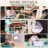 11 in 1 Wooden Hamster Cage with All Accessories, 15.8