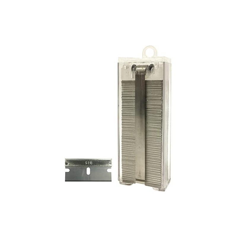 ALLWAY SEB100AD #9 Single-Edge Razor Blades with Auto Dispenser, 100