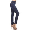 Women's Stretch Pull-On Jeans Skinny Ripped Distressed Denim Jeggings Regular-Plus