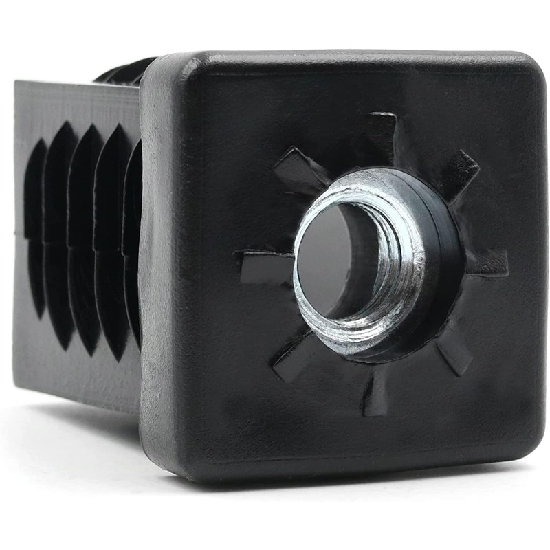 Design61 4 x Threaded Plugs Square Tube Plugs 25 x