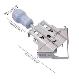Latest grip upgrade Corner Clamp for Woodworking, Right Angle Clamp Woodworking Tools,Right Angle Clip Fixer Tools,Multipurpose Stainless Steel 90 Degree Corner Clamp (2Pack closed Type)