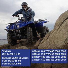Fuel Gas Cap Gauge Meter for Yamaha Kodiak 400 Kodiak 450 Grizzly 400 Grizzly 450 YFM400 YFM450 (OEM# 5GH-24260-11-00 5GH-24260-10-00 5GH-24260-00-00)