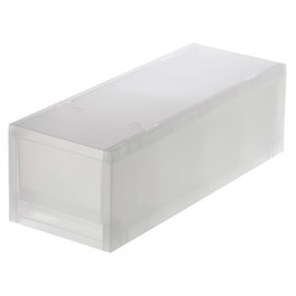 Mujin Ryohin Polypropylene Small Item Storage Case Half Medium 83831820