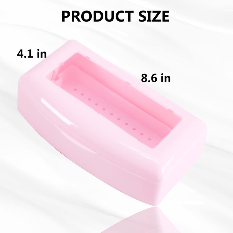 Machine-Ya Plastic Sterilizing Tray,Sterilization Box,Nail Art Tool Sterilizer Tray, Sterilizer