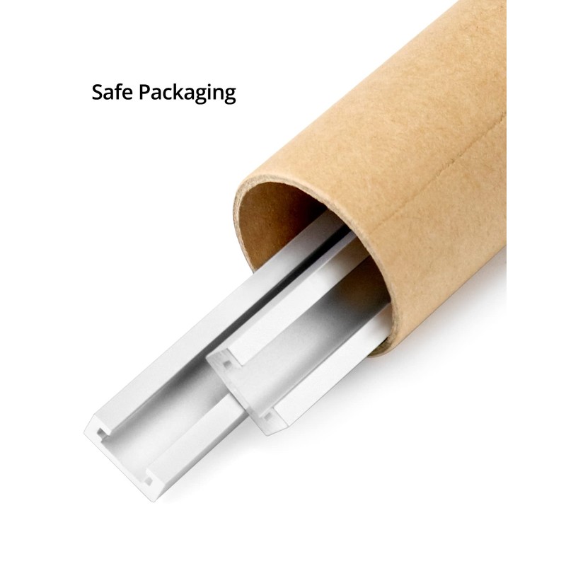 QWORK Aluminum T Track, 4 Pack 36 Inch Universal Double