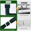 2 Pack Rain Gutter Downspout Extensions, Upgraded Flexible Drain Downspout
