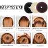 12 Pack Hair Donuts for Buns, 25 Pcs U Shaped