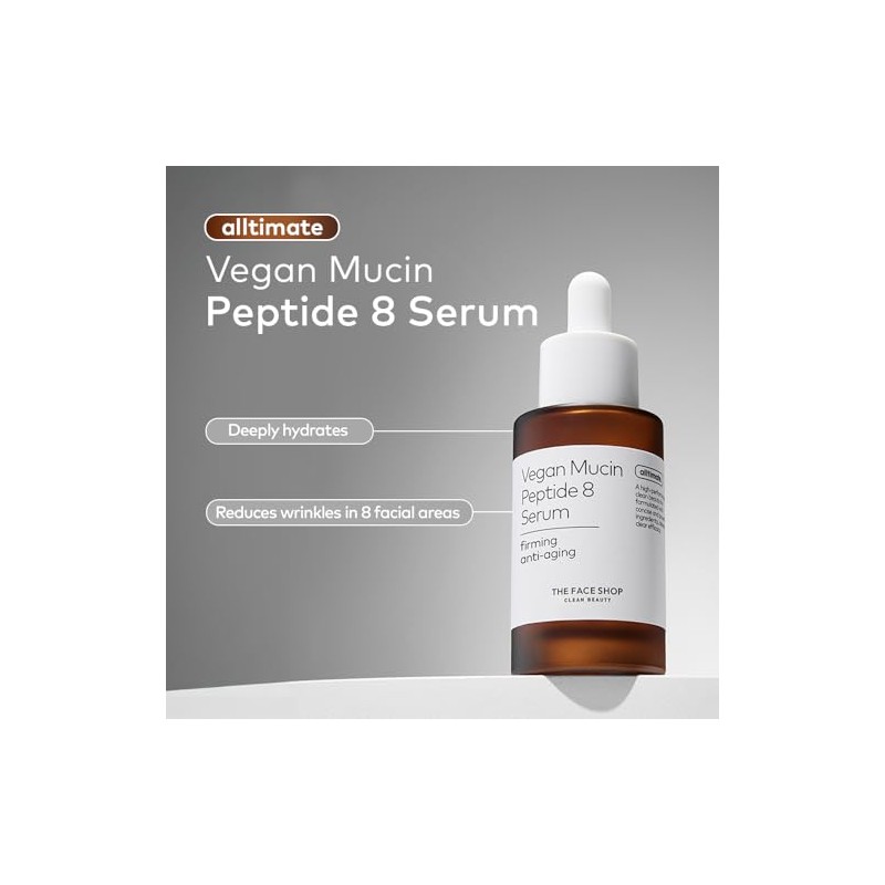 The Face Shop Alltimate Sérum Mucina Vegana Péptidos Serum Hidratante