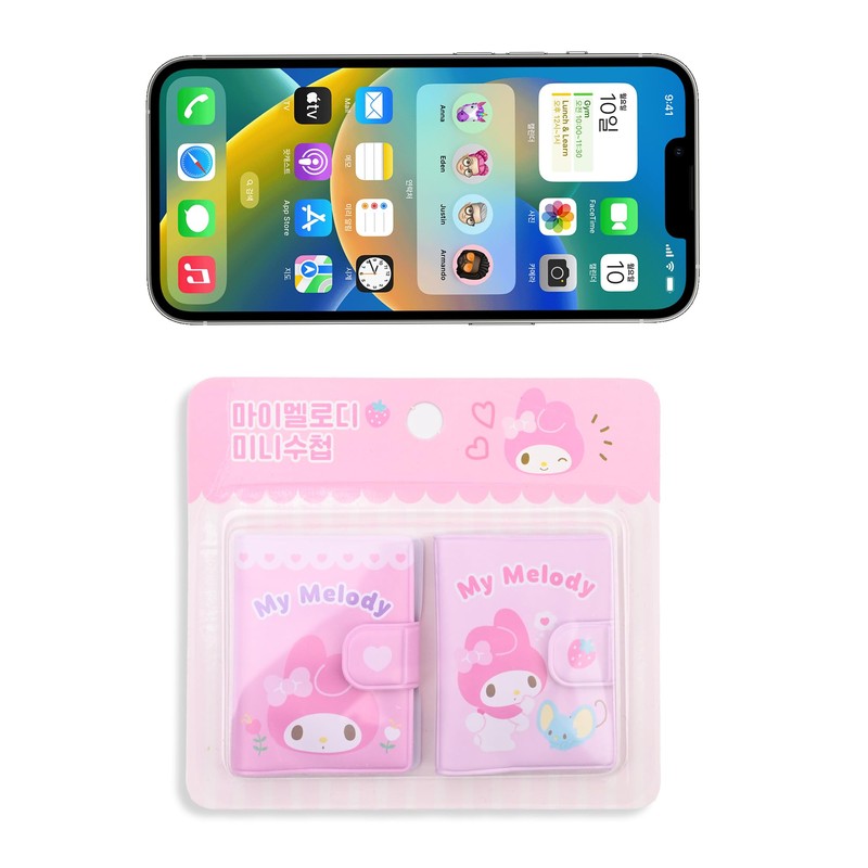 MENBLY San-rio Pocket Tiny Note Book Memo Pad 2 Pack