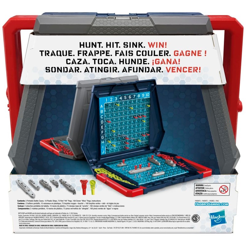 Hasbro Gaming Battleship Classic Board Game, Strategy Game for Kids