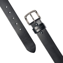 Carhartt Men's Bridle Leather Classic Buckle Belt, Black, 50