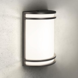 ASD 10 Inch LED Outdoor & Indoor Wall Mount Light Fixture - Oil Rubbed Bronze Modern Wall Sconce Lighting - 15W 120-277V 3000K 4000K 5000K Adjustable Dimmable Front Door & Patio Exterior Lights - ETL