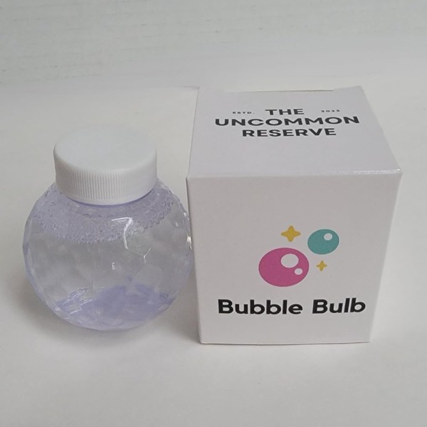 Bubble Bulb- Bubble Wand Replacement Refill Bubbles (Clear)