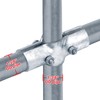 OTTFF 8 Pack 1-3/8" x 1-3/8" Line Rail Clamp for