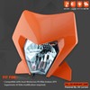 fewfuss Universal Dirt Bike LED Headlight Kit, Motorcycle Dirt Pit