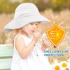 BQUBO 2 Pack Toddler Kids Sun Hat with Neck Flap