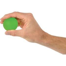 MSD Squeeze Ball Hand trainer in extra light, light, medium, stark, extra strong (light) - green - medium, leicht