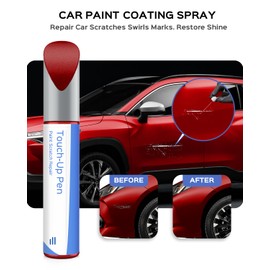 PARTS4EV 3T3 Ruby Flare Pearl Touch Up Paint Compatible with Toyota Exact Match Chips and Nicks Touch Up