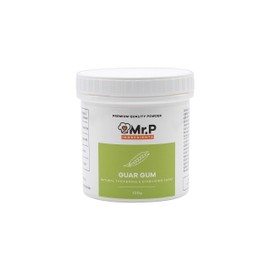 Mr.P Ingredients Guar Gum 100g Powder Thickener and Stabiliser Agent Vegan Vegetarian Halal Kosher Gluten Free (Recyclable Pot)