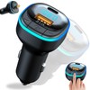 Benaton FM Transmitter Car Bluetooth 5.0, Bluetooth Adapter for Car