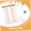 MERRYHAPY Eyebrow Stencil Set Sheets Sweat Brow Stickers Brows Stencil