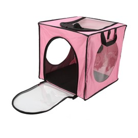 Pet Drying Box, Portable Foldable Pet Dry Room Mesh Design Pet Dryer Cage Anti Hair Flying Pet Hair Dryer Clean Grooming House for Cats Dogs Rabbit Camping Travel ()