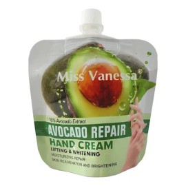 Crema Para Manos Hidratante Reparadora Aguacate 30g 24pzs