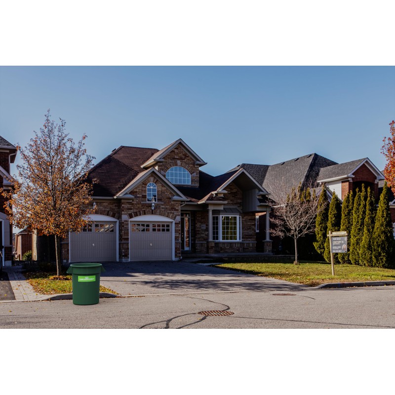 Yard Waste Sticker - Yard Waste Bin Sign - with