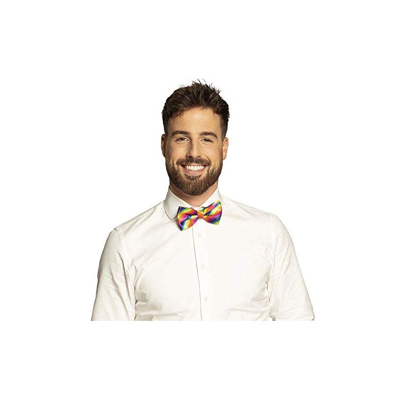 BOLAND BV Boland Bow Tie Pride Rainbow Colour Fancy Dress