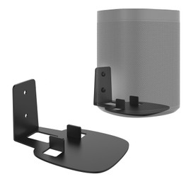 OCXLLEATLY Pair Speaker Wall Mount Surround Speakers Wall Bracket for Sonos One SL Wireless Speaker, Black