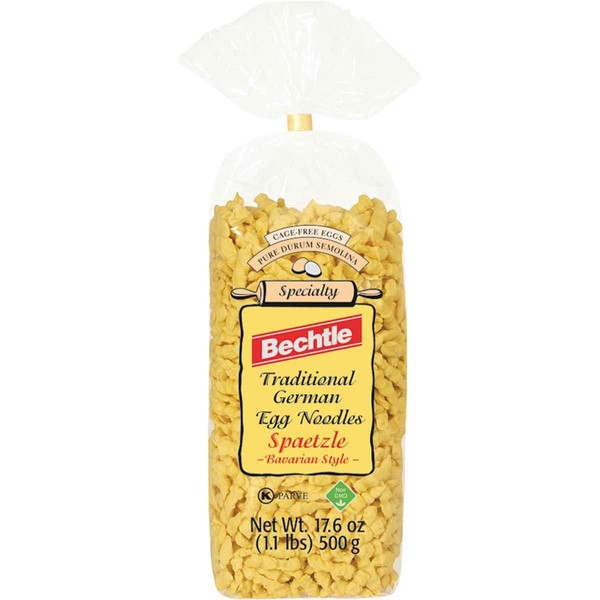 Bechtle Bavarian Style Spaetzle Traditional German Egg Noodles, 17.6 Ounce (Pack of 12)