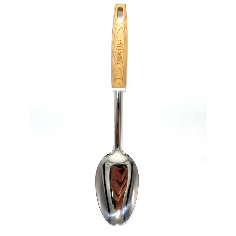 TIJAR® Cooking Spoon and Server, Stainless Steel with Heat Proof