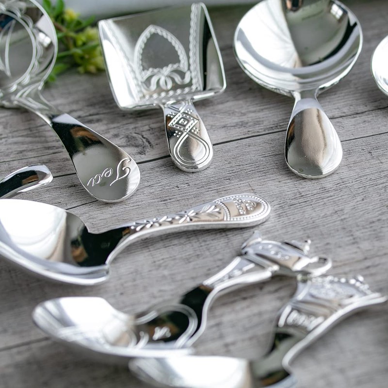 CASUAL PRODUCT 010446 Tea Caddy Spoon B, Silver