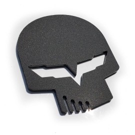 FMSgear 1 Matte Black Vette JAKE Skull fits Chevy Corvette Racing Emblems Badges C6 C6R