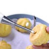 Cream Puff Icing Piping Nozzle Tips,Long Piping Tip,4-Pack Seamless Stainless