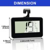 2 Piece Digital Fridge Thermometer Mini Freezer Thermometer Room Thermometer