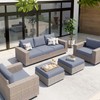 hyha Waterproof Couch Cushion Covers, Stretch Sofa Couch Seat Slipcover