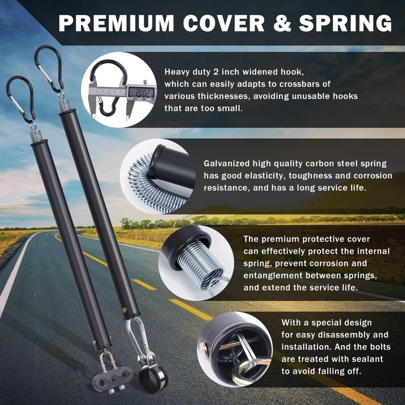 Cheemuii 2 PCS 16" Single Tender Spring Kits with 3in1