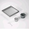 Bochni 8" Inch Shower Drain Brushed 304 Stainless Steel Tile